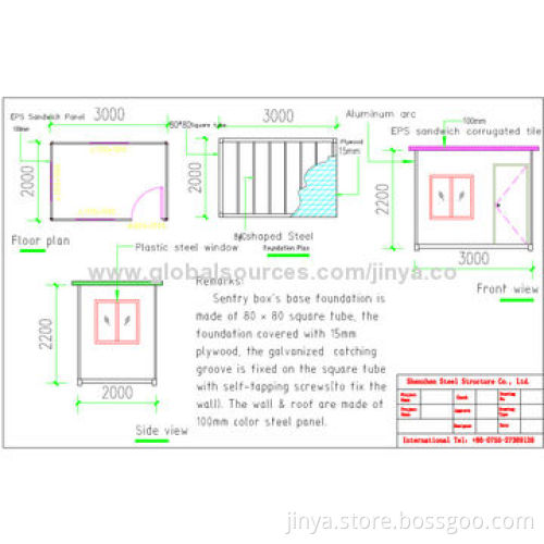 Certified Quality Prefabricated Portable Cabin, Customized Designs Accepted
